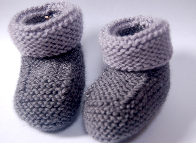 modele de chaussons en laine
